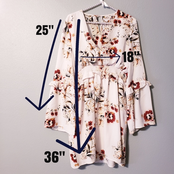 Anthropologie x First Monday Floral Dress | Size L - Picture 4 of 12